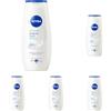 NIVEA Bagnodoccia Creme Soft 250 ml, Bagnoschiuma in crema detergente e idratante, Crema docciaschiuma con Olio di Mandorla, Vitamine C, E e Oli Nutrienti, Profumo delicato, Tutti i tipi di pelle