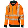 Top Swede 1729-22-03 - Giacca con cappuccio, modello 1729, colore: Arancione/Marine, taglia XS