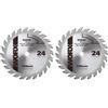 WORX WA5046 - Disco da taglio legno diam. 120mm per WORXSAW WX427/429/439, Grigio (Confezione da 2)