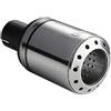 Ulter Sport Terminale scarico - Rotondo Ø100mm Bullet - Lunghezza 120mm - Installazione ->50mm - Inox