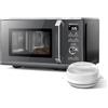 Toshiba Forno a Microonde 26L Aria calda combinata, 6-in-1 900W con Vapore in Grigio Morandi, 6 Programmi 10 Livelli di Potenza, 10 Menu Automatici, MW3-AC26PFI(MG)