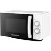 Melchioni Family CRUNCHY Microonde 23 L - Forno Microonde con Grill - Potenza 800W, Grill 1000W - Timer 1-30 Minuti - 9 livelli di potenza - Bianco