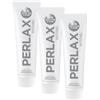 PERLAX | Dentifricio Whitening, Sbiancante, Microgranuli, con Acido Ialuronico, 100% Vegan, 96% di Ingredienti di Origine Naturale, 75mL (Confezione da 3)