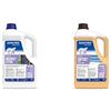 SANITEC igiene sicura Detergente Liquido Lavatrice Supersgrassante per Sporco Ostinato - 5 kg & Softdet - Additivo Ammorbidente Profumato Igienizzante per Lavaggio a Mano e in Lavatrice