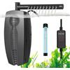 Pompa Filtro Interno Acquario 600L/H Lampada UV Con Timer 8W per Vasca 30-180Lt