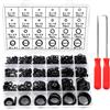 Does not apply 600 Pezzi 24 Misure O-Ring Assortimento Kit, Gomma Nitrile Guarnizione O-Ring Ki