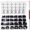 Does not apply 600 Pezzi 24 Misure O-Ring Assortimento Kit, Gomma Nitrile Guarnizione O-Ring Ki