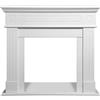 Divina Fire Cornice per camino rivestimento in legno L110xP36xH100 Cambridge Bianco