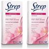 Strep Strisce Depilatorie Viso e Parti Delicate Crystal, Formula in Gel, non occorre Riscaldarle, Pelle Morbida e Setosa fino a 4 Settimane, 20 Pezzi (Confezione da 2)