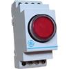 Ge power 128104 pulsante luminoso rosso 1na 1nc ba9s