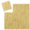 Cris Color Tappeto Puzzle Eva tappetino componibile 9pz piscina palestra effetto legno