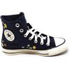 Converse scarpa donna in tela Chuck Taylor All Star Hi A16902C nero con fiori