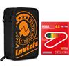 Invicta Astuccio Scuola 3 Zip + 18 Pastelli a Colori