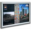 Alubox Bacheca espositore affissioni porta avvisi alluminio ALUBOX simplex formato A3
