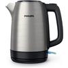 Philips HD9350/90 Bollitore elettrico 2200W, Capacità 1,7 litri, Acciaio