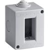 BOCCHIOTTI HAGER Bocchiotti 02751 box ip40 01 orizzonale grigio 1 mod orizzontale