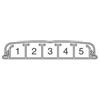 Legrand 349570 dlp-canale battiscopa 120x25 5 scomp grigio