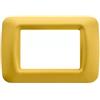 Gewiss SpA Gewiss placca 3 posti giallo mais top gw22583 serie system
