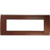 vimar spa Vimar 16734.53 Placca Classica 4 Moduli Legno Ciliegio Serie Idea