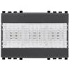 vimar spa Vimar Eikon 20384 Lampada Emergenza Led 3 Moduli 120-230V Grigio