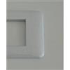 Legrand 680554 placca cross abs 4 moduli ghiaccio