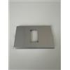 BTicino Spa Bticino 503/1a/al magic placca 1p alluminio a scatto (monta solo su supporti 503
