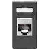 Gewiss SpA Gewiss connettore dati rj45 categoria 5e ftp gw21243 system nera//black