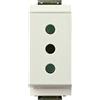 vimar spa Vimar 17031.B Idea Modulo Stretto Presa 2P T 10A P11 Bianco compatibile solo con