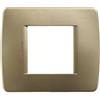 BTicino Spa Luna - placca 2p giallo metall