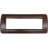 vimar spa Vimar 16756.41 Idea Placca Rond� 6 Moduli Radica Noce