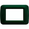 Gewiss SpA Gewiss placca 3 posti verde racing top gw22553 system