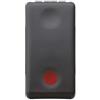 Gewiss SpA Gewiss pulsante 1p nc aux na rosso-arresto gw21523 system nera//black