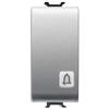 Gewiss SpA Gewiss pulsante 1m 1p na 16a campanello gw14153 chorus titanio