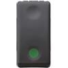 Gewiss SpA Gewiss pulsante 1p na aux nc verde-marcia gw21522 system nera//black