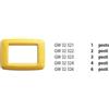 Gewiss SpA Gewiss placca 4 posti giallo mais playbus young gw32324 playbus