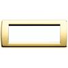 vimar spa Vimar 16756.32 Placca Rondo' Metallo Oro 6 Posti Idea