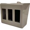 vimar spa Vimar 09938 Scatola Inclinata Tavolo 3 moduli P60Mm Avorio