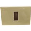 vimar spa Vimar 08635.B.13 Placca 1 Foro Avorio Chiaro X Scatole Rettangolari Serie 8000