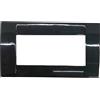 vimar spa Vimar Idea 16734.11 Placca Classica 4 Moduli Nero