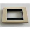 BTicino Spa Bticino 4713BE Placca 3 posti beige Living Classic