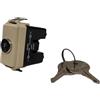 vimar spa Vimar 08380 Interruttore 1P 10Ax Chiave Serie 8000