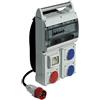BTicino Spa Bticino quadro da cantiere trifase a 4 prese 2x230v 1x380v 1 schuko din ip44 c