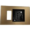 vimar spa Vimar 08691.Br Presa X Torcia Con Placca Bronzo 1 Foro X Apparecchi Serie 8000