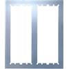 URMET DOMUS Urmet 1168//626 alpha cornice coprifilomuro 2 file 6 moduli