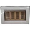 vimar spa Vimar 13745.Q Calotta Ip55 4 Moduli Idea/8000Sp Grigio