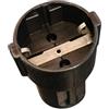 AAG STUCCHI A.A.G. Stucchi 585/N Presa Mobile 2P+T 16A 250V Connettore Volante Nero