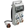 BTicino Spa Bticino quadro cantiere trifase a 4 prese 2x230v 2x380v din ip55 cqd416//54