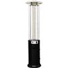 Domus Stufa Gas Gpl Round Patio + Ruote Nero Kw 5/11 H.cm 180