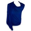 Emila Stola donna blu elettrico elegante cerimonia coprispalle scialle leggero grande