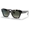 Ray-Ban Ray Ban 2186 State Street 52 133371 Occhiali Sole Havana Grigio/Grigio Sfumato
